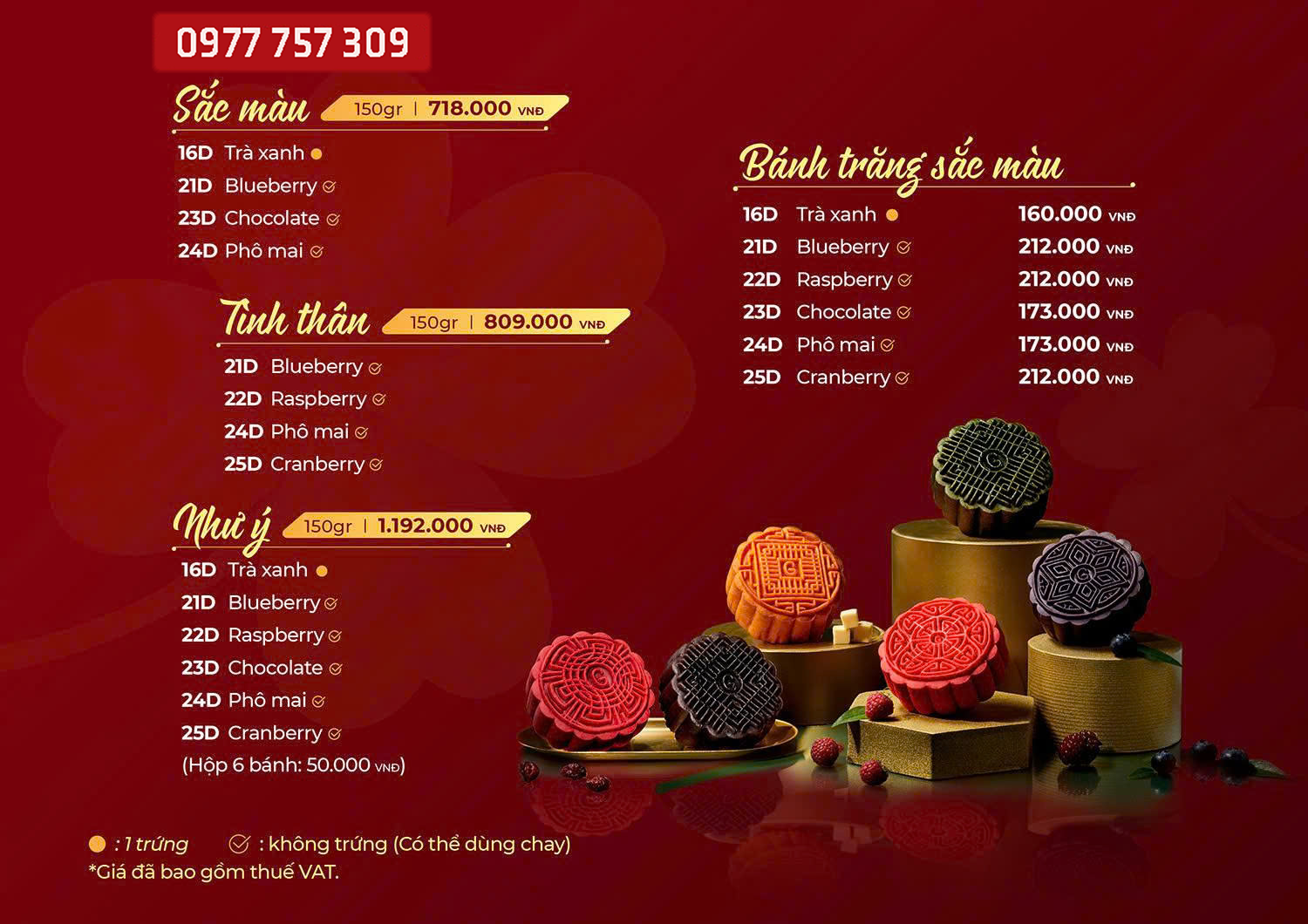 Bang gia combo banh trung thu givral 2025-4