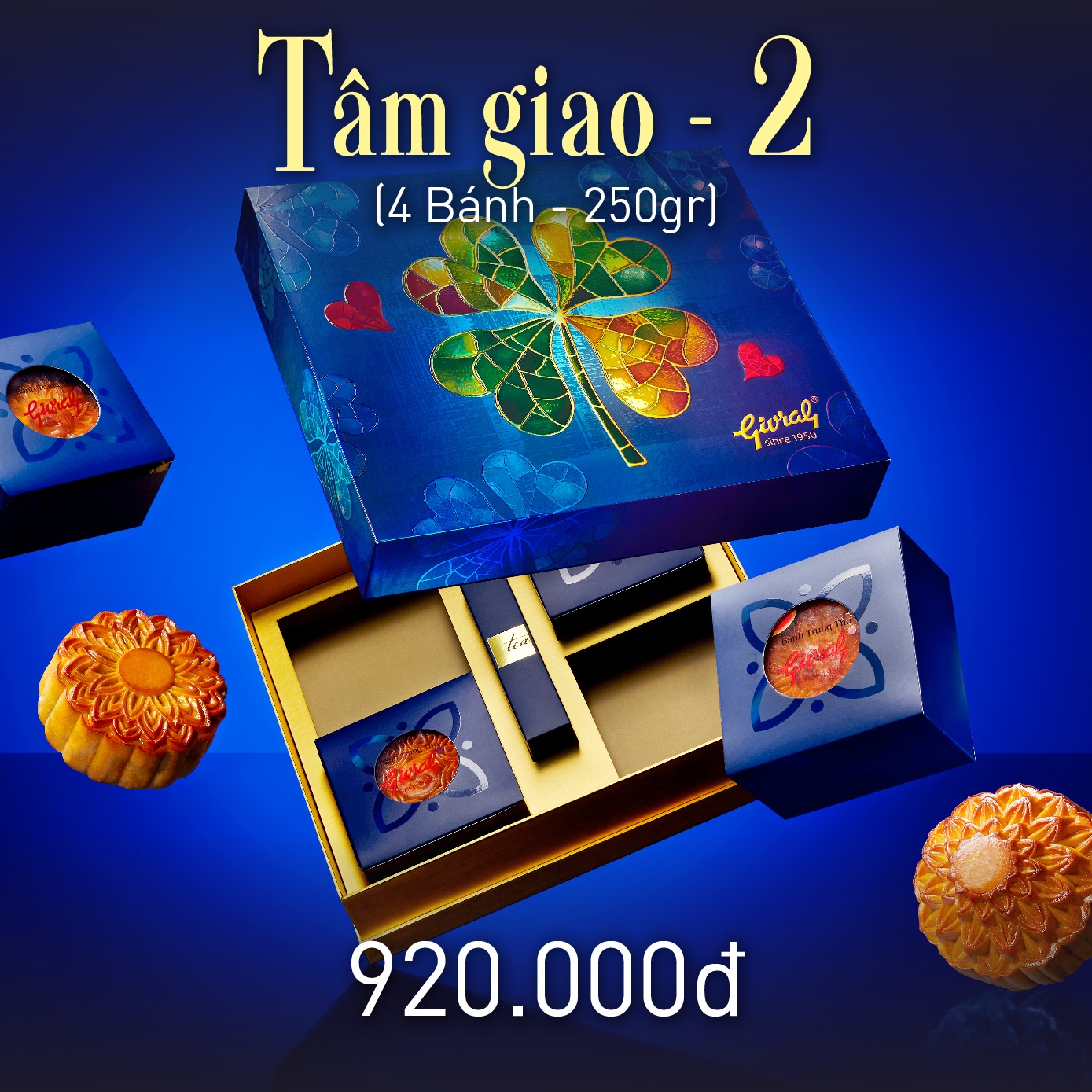 Bảng giá bánh trung thu Givral 2025 | Bánh Trung Thu Givral 2025