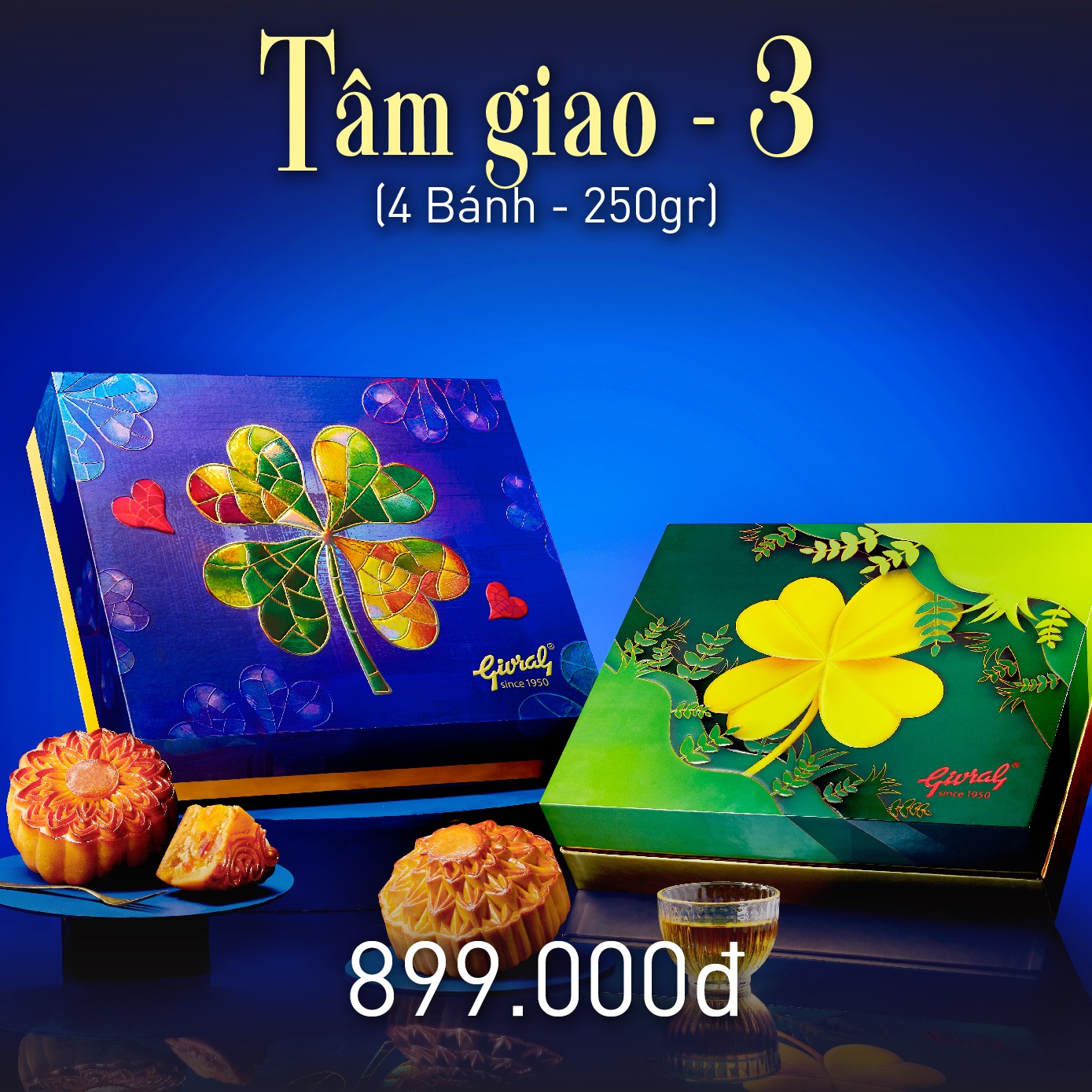Bảng giá bánh trung thu Givral 2025 | Bánh Trung Thu Givral 2025