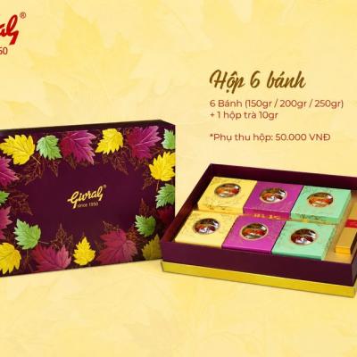 Hộp 6 Bánh Trung Thu Givral