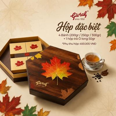 Combo Bánh Trung Thu Givral Thành Ý 2 (Hộp 4 Bánh)